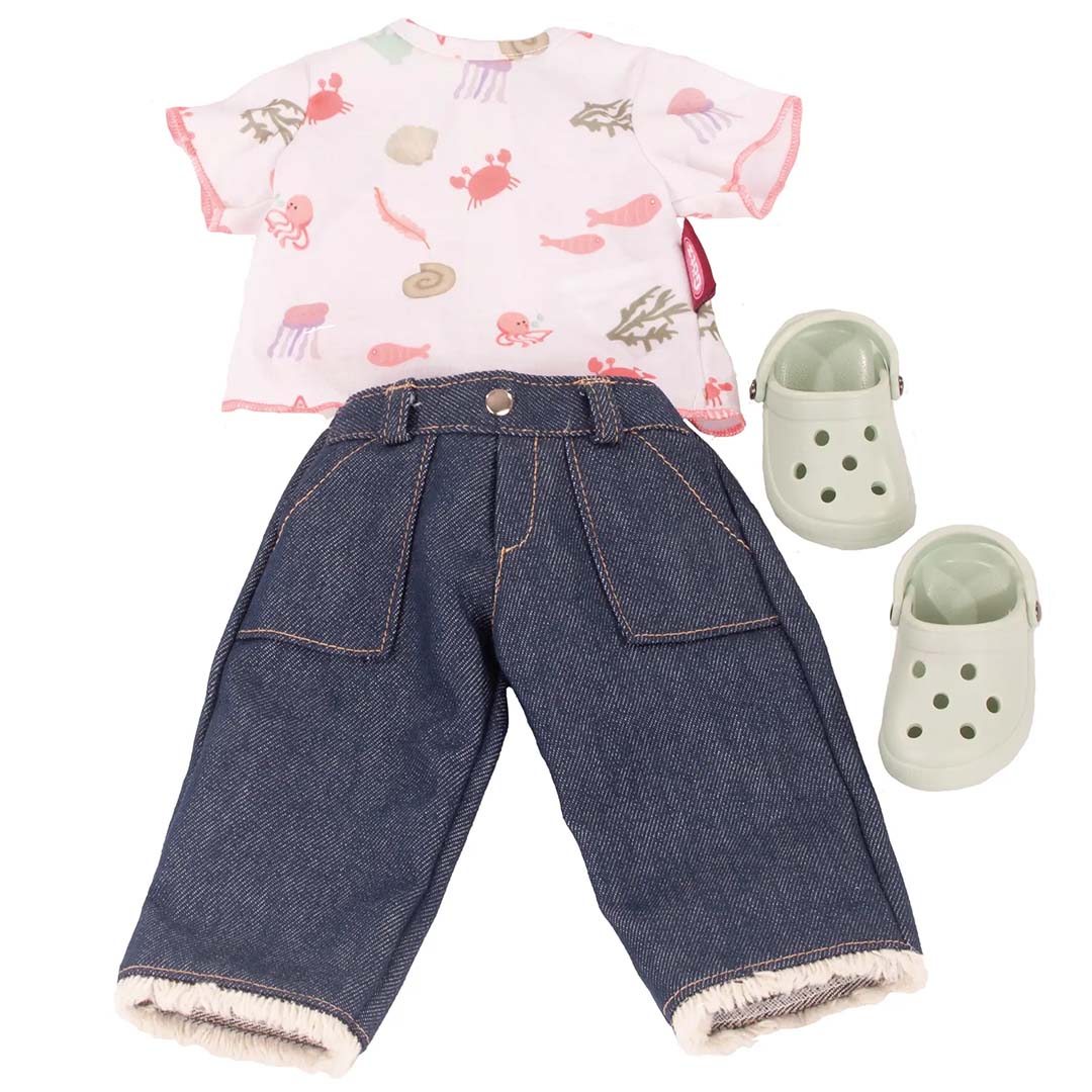 götz poppenkleding set - at the sea - xl | 3403609 | 3