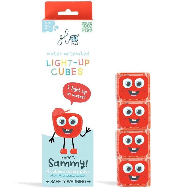 glo pals lichtblokjes - sammy - 4st | GP-FIN-4PK-SAMMY | 0