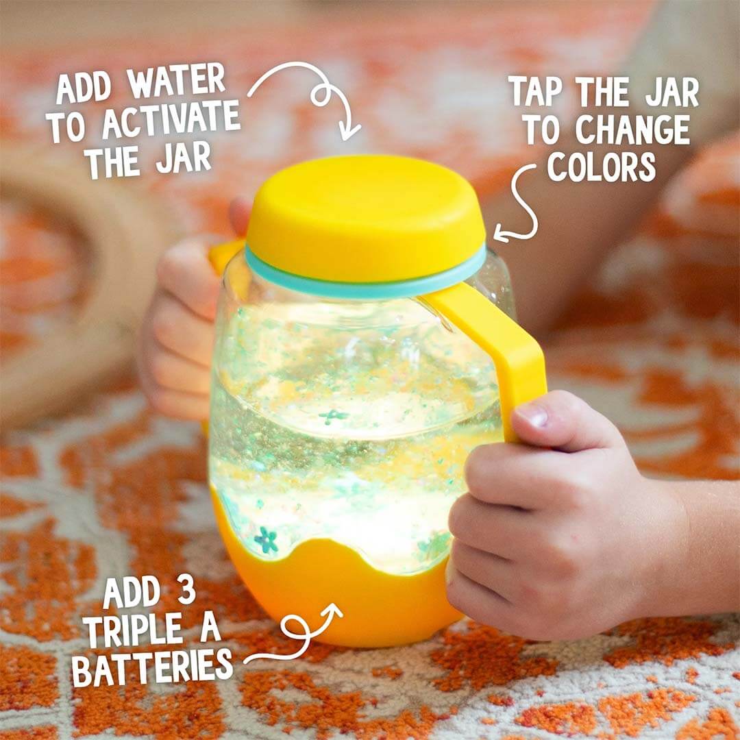 glo pals sensorische speelbeker - surfs up | GPJARBLUE | 4