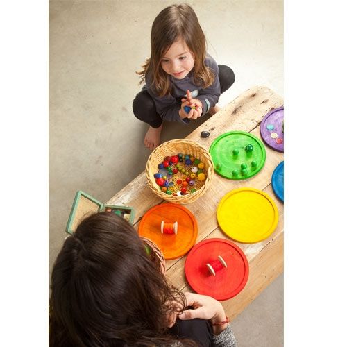 grapat bordjes regenboog (6st) | 17-170 | 2