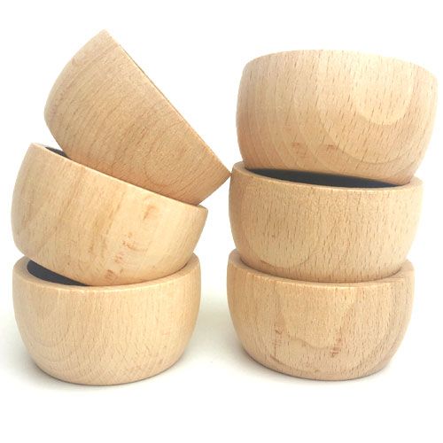grapat houten bakjes naturel (6st) | 17-175 | 0