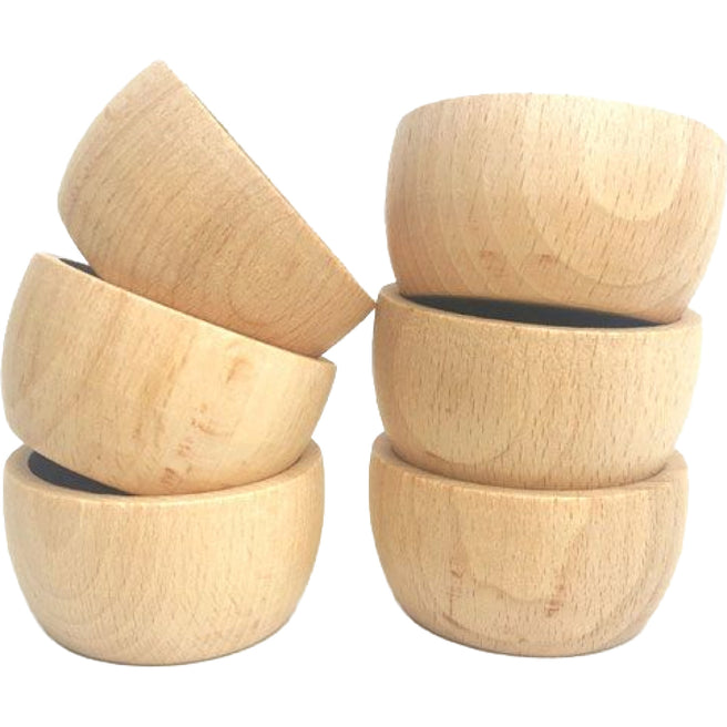 grapat houten bakjes naturel (6st) | 17-175 | 3