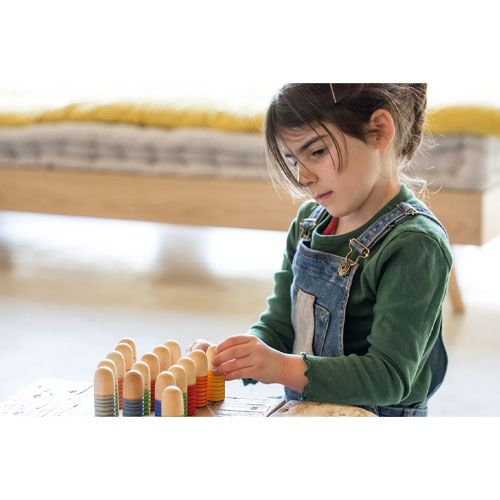 grapat houten brots poppetjes (18st) | 19-207 | 1