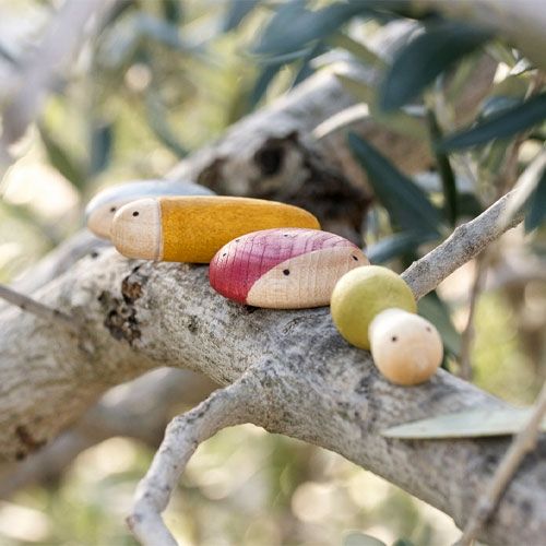 grapat houten insecten (18st) | 19-209 | 1