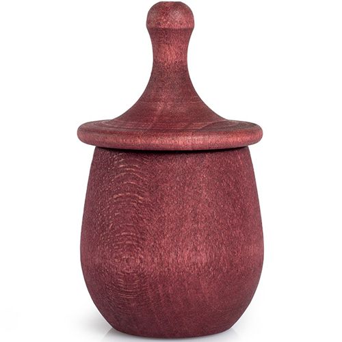 grapat houten poppetje in bakje - rood | 21-229 | 5