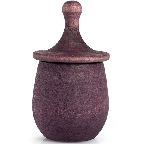 grapat houten poppetje in bakje - violet | 21-224 | 3