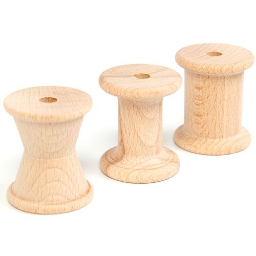 grapat houten rollers - naturel (3st) | 15-114 | 0