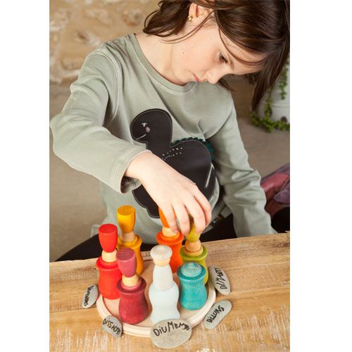 grapat houten weekkalender   | 17-168 | 1