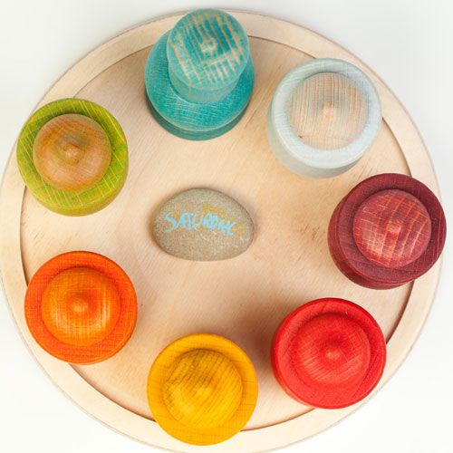 grapat houten weekkalender   | 17-168 | 2