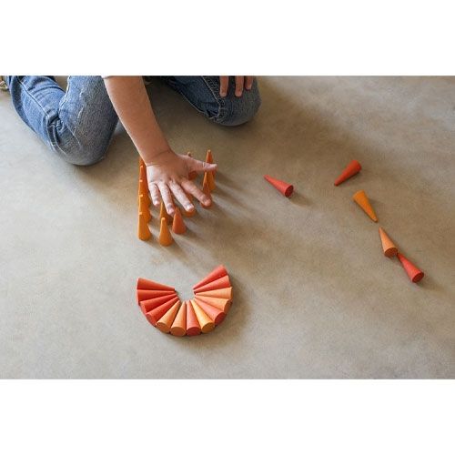 grapat kegels oranje (36st)  | 19-206 | 3