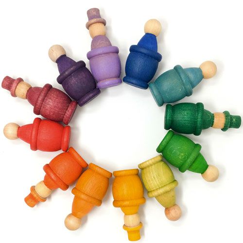 grapat kuipjes regenboog (12st) | 18-183 | 1