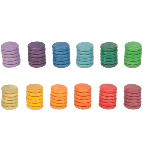 grapat munten opaque - 12 kleuren (72st) | 16-145 | 0