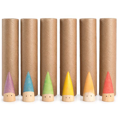 grapat poppetjes in koker - baby sticks - 6st | 21-231 | 0