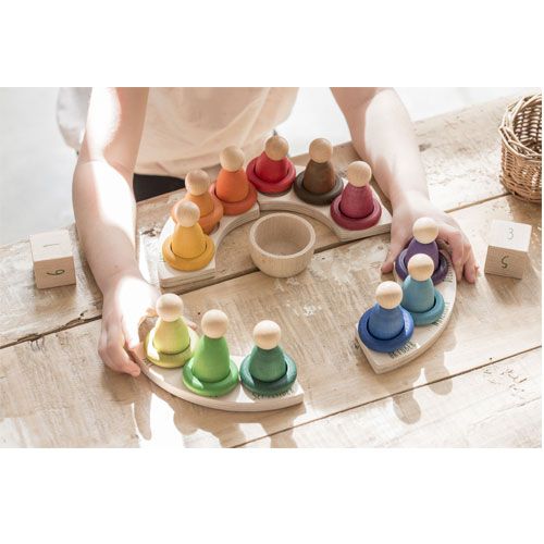 grapat ringen regenboog 4,5 cm - 6 kleuren (36st) | 15-116 | 1