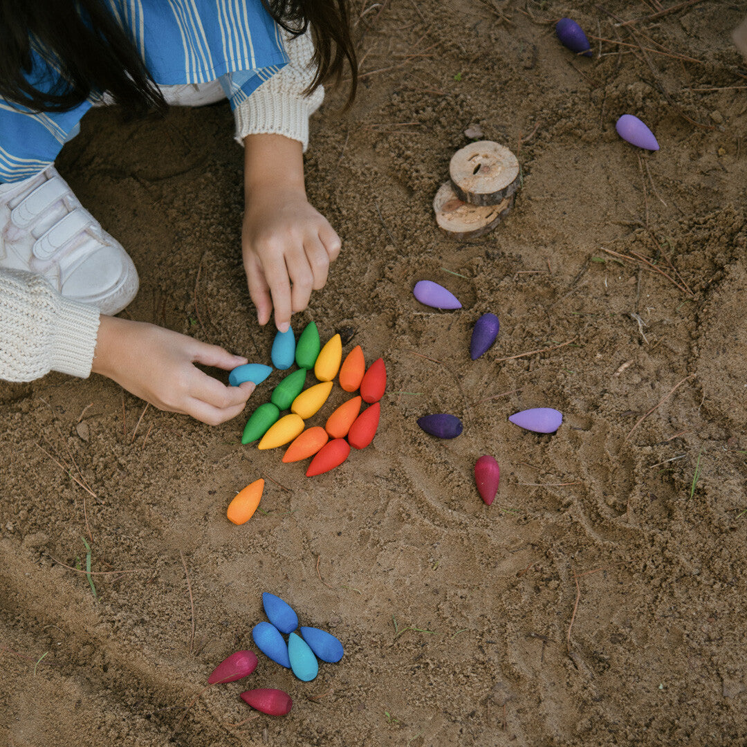 grapat sneeuwvlokken regenboog - 36st | 24-262 | 1