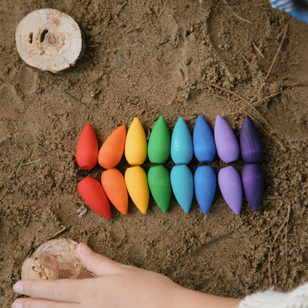 grapat sneeuwvlokken regenboog - 36st | 24-262 | 4