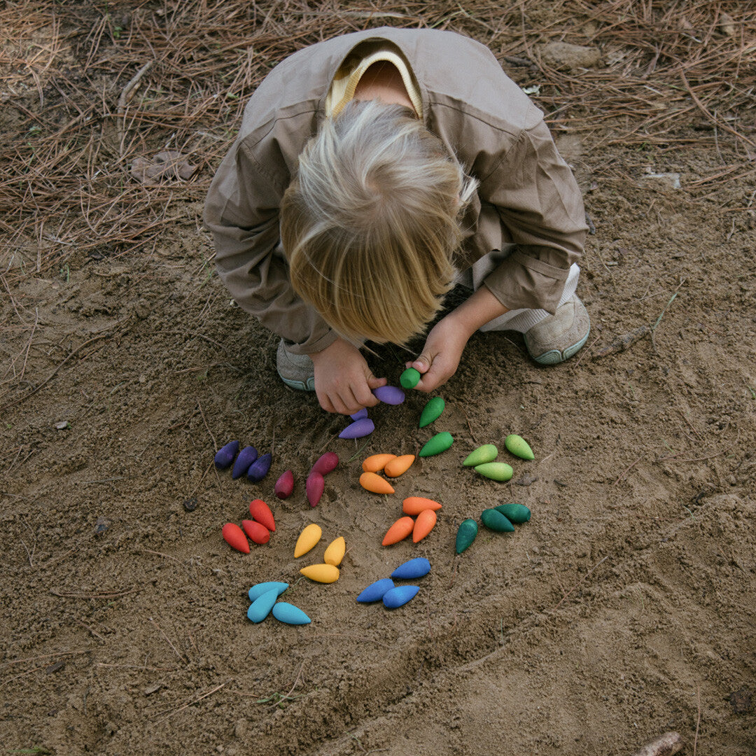 grapat sneeuwvlokken regenboog - 36st | 24-262 | 5