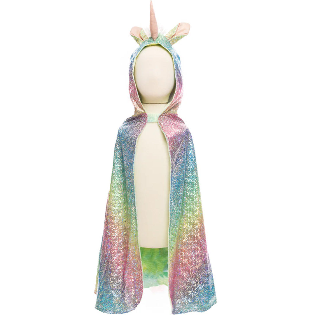 great pretenders omkeerbare verkleedcape eenhoorn en draak - 4-6 jaar | 52105 | 5