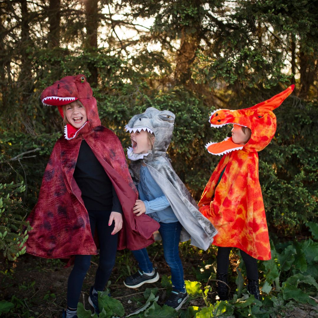 great pretenders verkleedcape met klauwen t-rex - 4-6 jaar | 56875 | 2