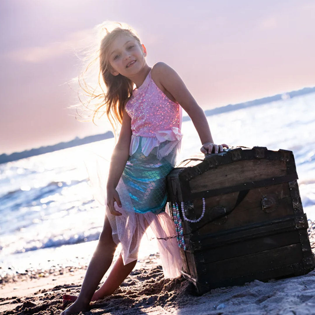great pretenders verkleedjurk zeemeermin misty roze - 2-4 jaar | 37023 | 3