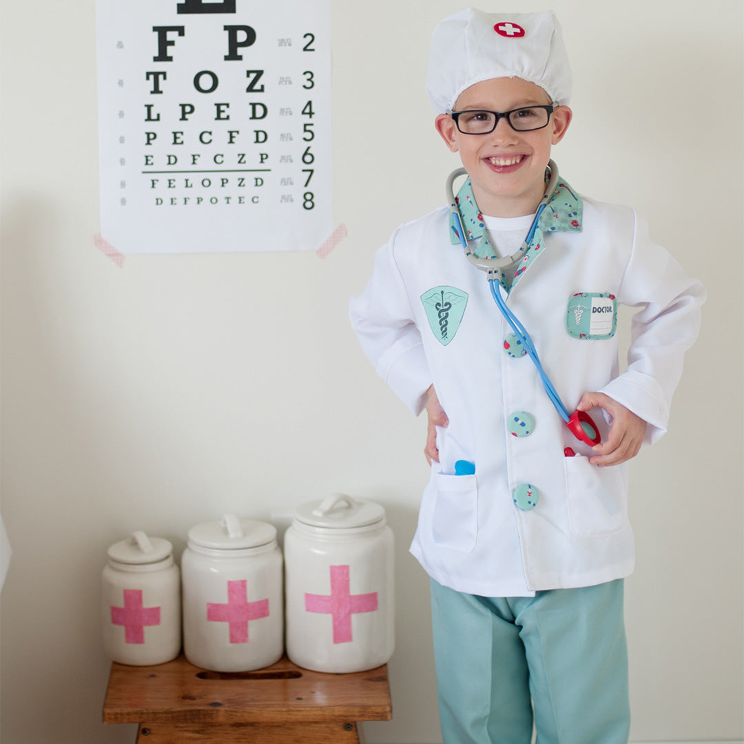 great pretenders verkleedkleding dokter met accessoires - 5-6 jaar | 81205 | 2