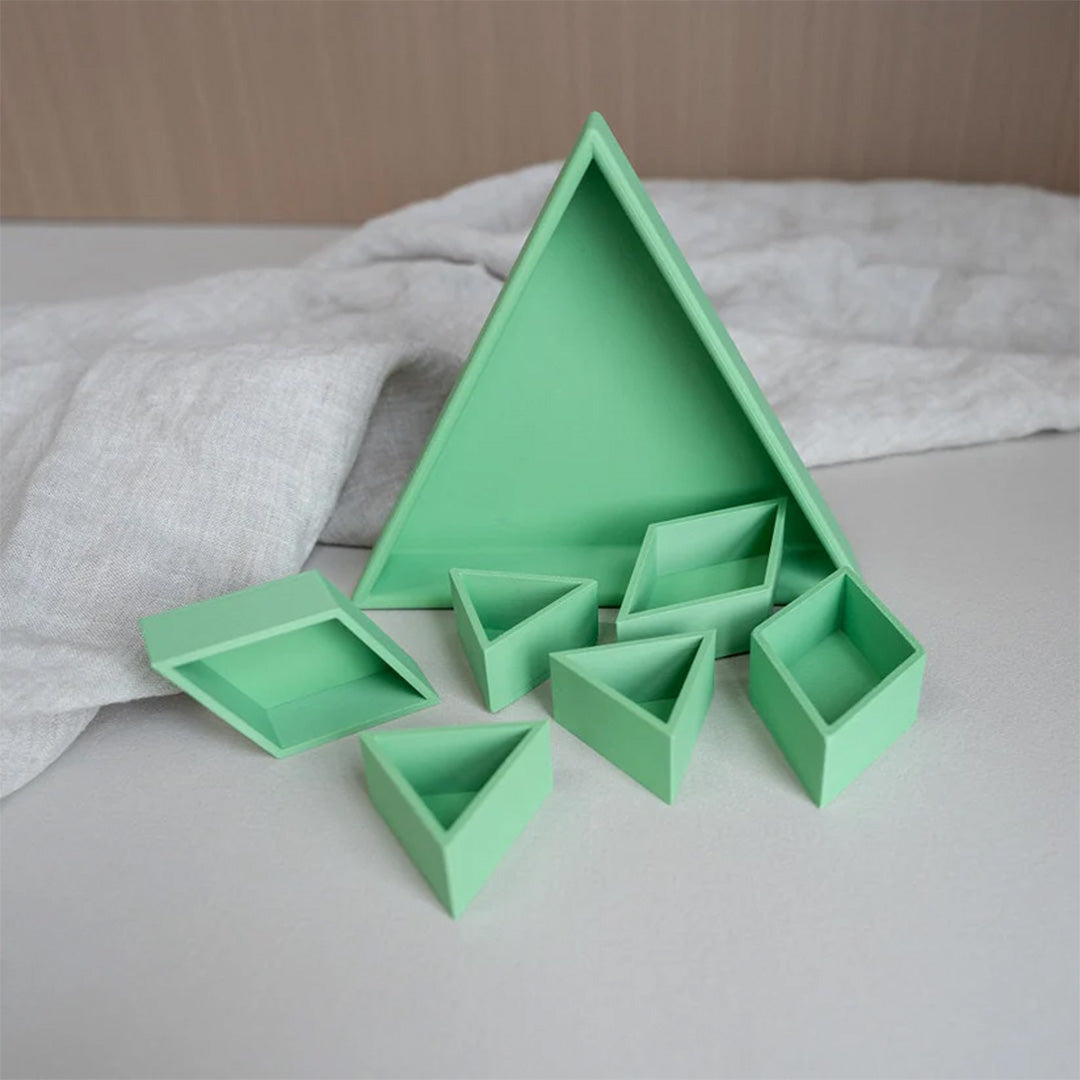 grennn inlegdriehoek mandigo - groen - 17,5x20 cm | 8785312013031 | 3