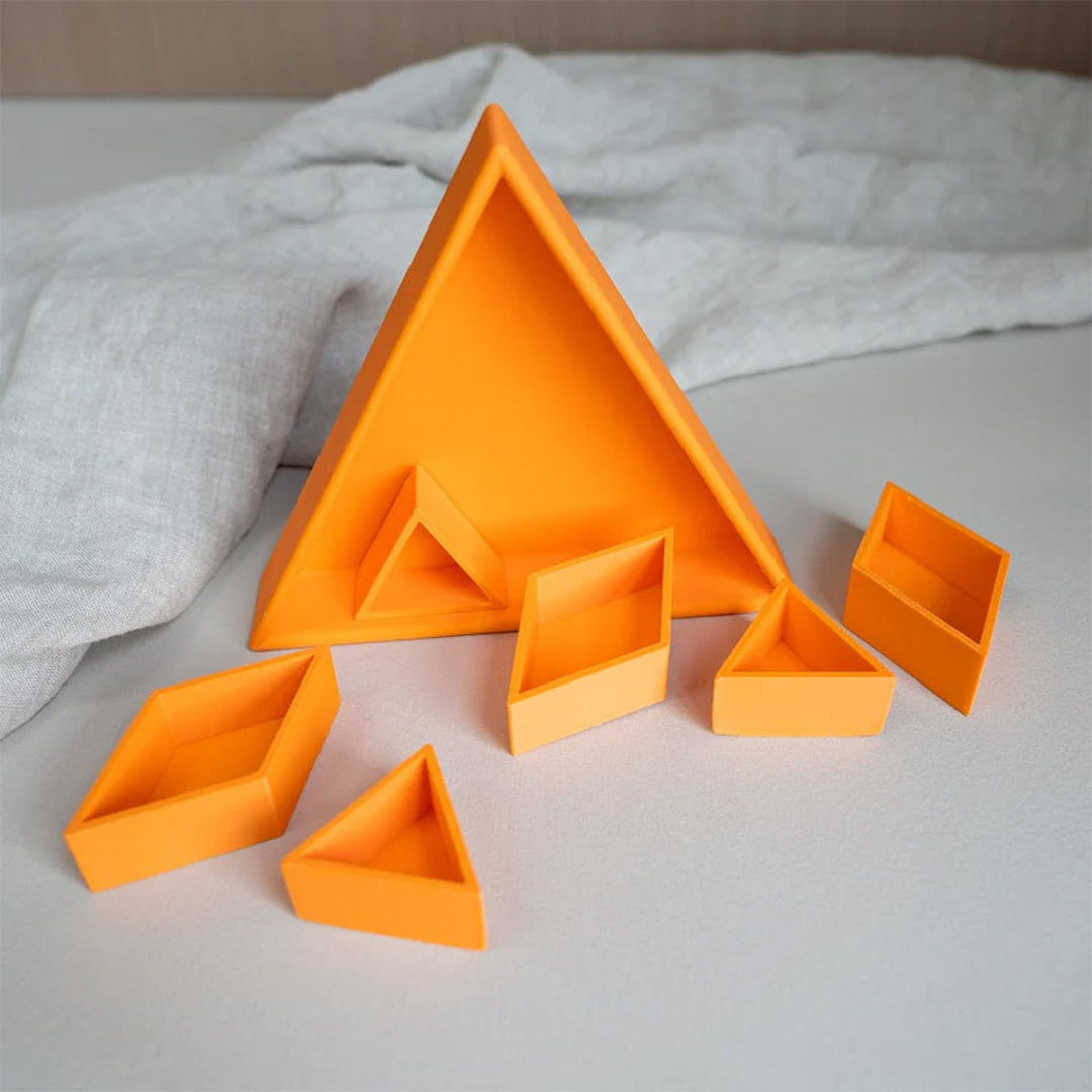 grennn inlegdriehoek mandigo - oranje - 17,5x20 cm | 8785312013017 | 3