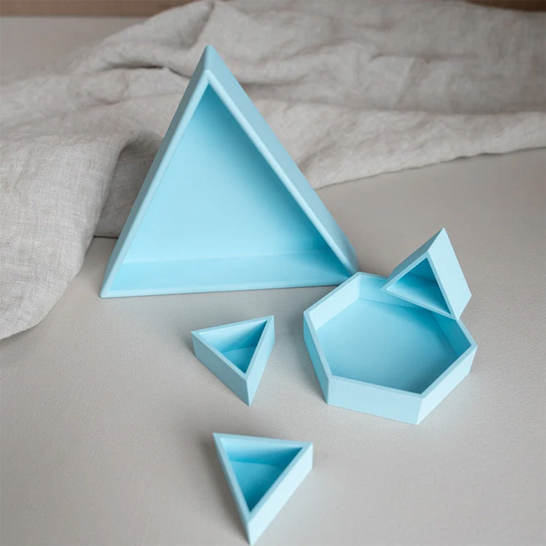 grennn inlegdriehoek mandigo - pastel blauw - 17,5x20 cm | 8785312013109 | 3