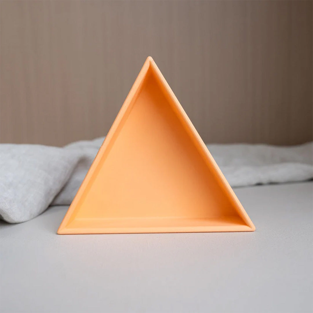 grennn inlegdriehoek mandigo - pastel oranje - 17,5x20 cm | 8785312013079 | 2