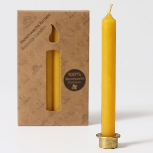 grimm's 100% bijenwaskaarsjes amber - 12st | 05101 | 3
