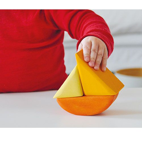 grimm's blokkenset schommelbootjes | 07510 | 1