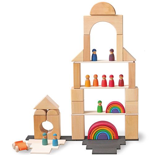 grimm's bouwplaten - naturel (11st) | 10666 | 4