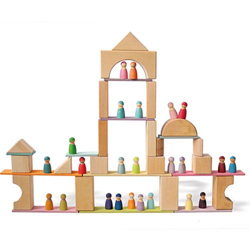 grimm's bouwplaten - pastel (11st) | 10667 | 1