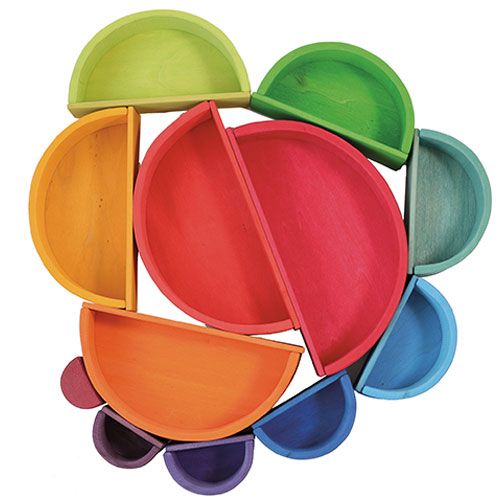 grimm's bouwplaten - regenboog (11st)  | 10668 | 1