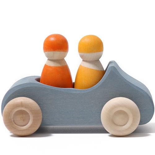 grimm's cabrio auto - large - blauw | 09307 | 0