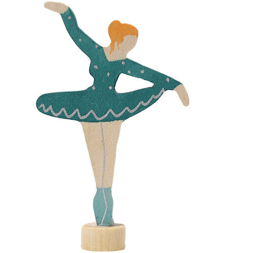grimm's decoratie figuur - ballerina blauw | 03328 | 0