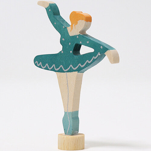 grimm's decoratie figuur - ballerina blauw | 03328 | 1