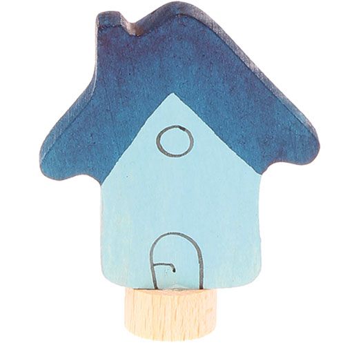grimm's decoratie figuur - blauw huis | 03570 | 0