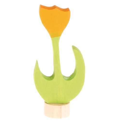 grimm's decoratie figuur- gele tulp | 03680 | 0
