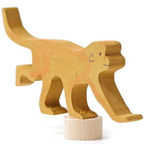 grimm's decoratie figuur - lopende aap | 03318 | 2