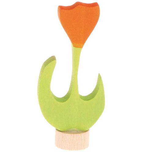 grimm's decoratie figuur - oranje tulp | 03670 | 0