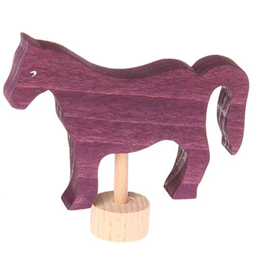 grimm's decoratie figuur- paard violet | 03538 | 0