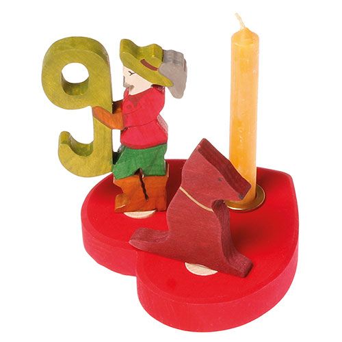 grimm's decoratie figuur - rode hond | 03880 | 1