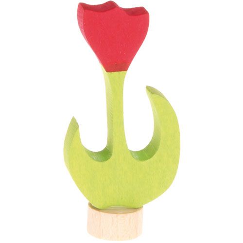 grimm's decoratie figuur - rode tulp | 03660 | 0