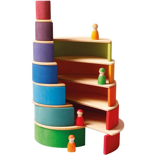 grimm's halfronde schijven - naturel | 10676 | 1