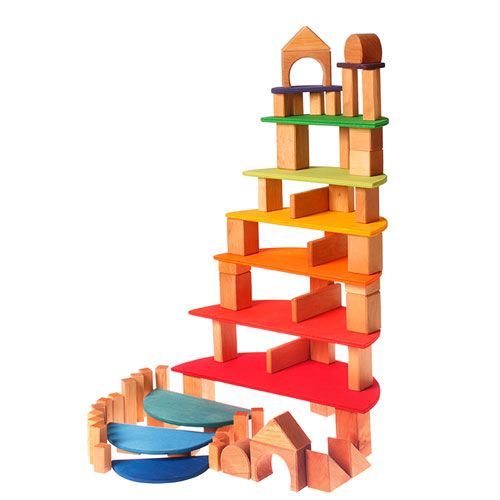 grimm's halfronde schijven - regenboog | 10675 | 2