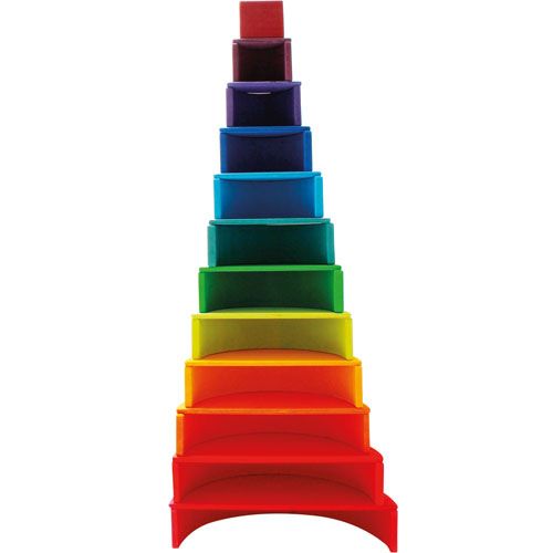 grimm's halfronde schijven - regenboog | 10675 | 5