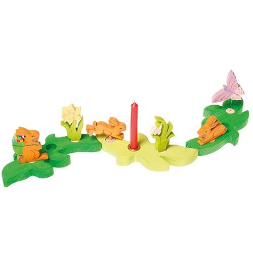 grimm's houten tafeldecoratie tak - donkergroen  | 03277 | 3