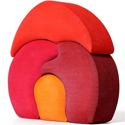 grimm's kabouterhuisje rood  | 07350 | 1