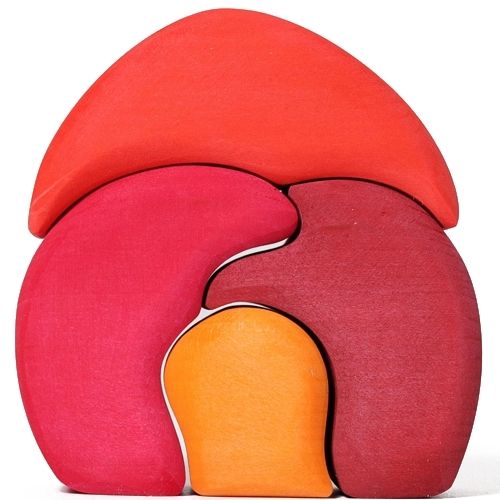 grimm's kabouterhuisje rood  | 07350 | 3